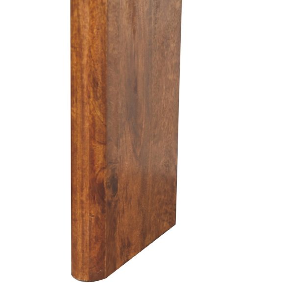 Solid Mango Wood Chestnut Finished Rio Side Table - Image 7