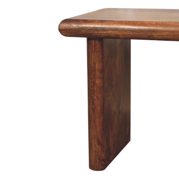 Solid Mango Wood Chestnut Finished Rio Bench - Image 5