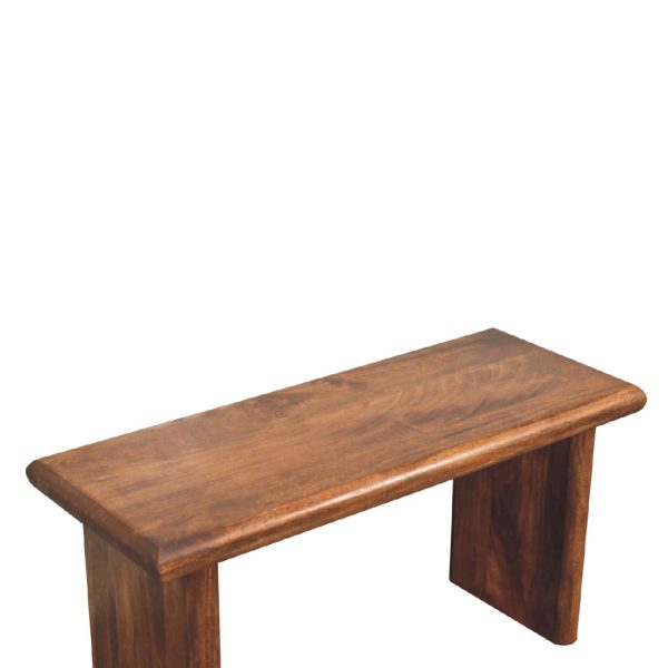 Solid Mango Wood Chestnut Finished Rio Bench - Image 6