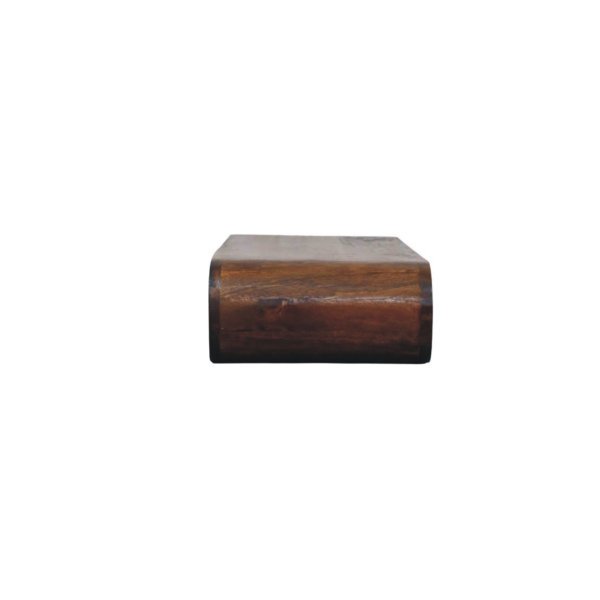 Solid Mango Wood Arc Shadow Wall-Mounted Media Console - Image 8