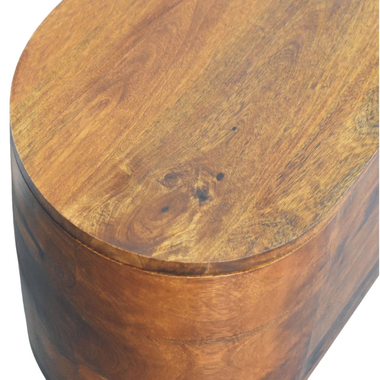 Solid Mango Wood Loren Chestnut Finished Storage Box - Image 5