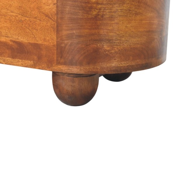 Solid Mango Wood Loren Chestnut Finished Storage Box - Image 9