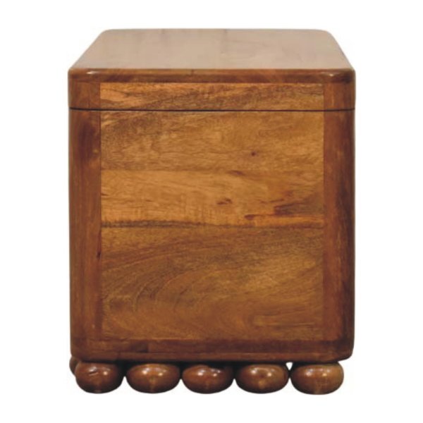 Solid Mango Wood Bola Storage Trunk Bench - Image 8