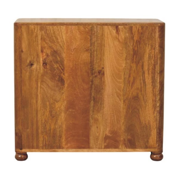 Solid Mango Wood Bola Three Drawer Chest - Image 9