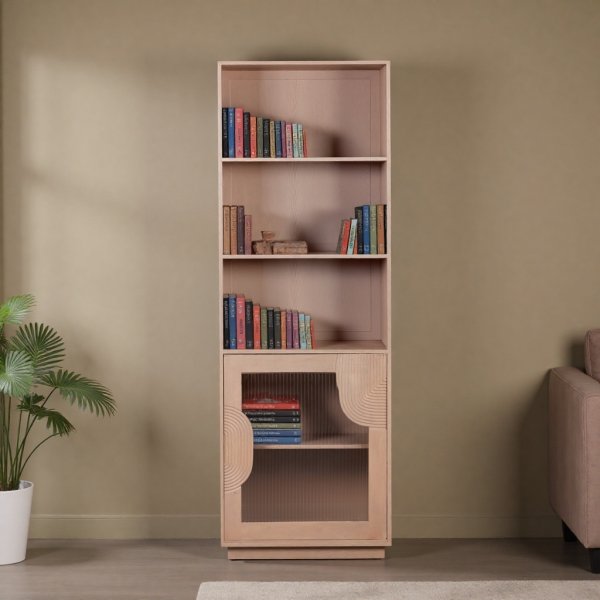 Indus Solid Wood Bookcase - Image 5