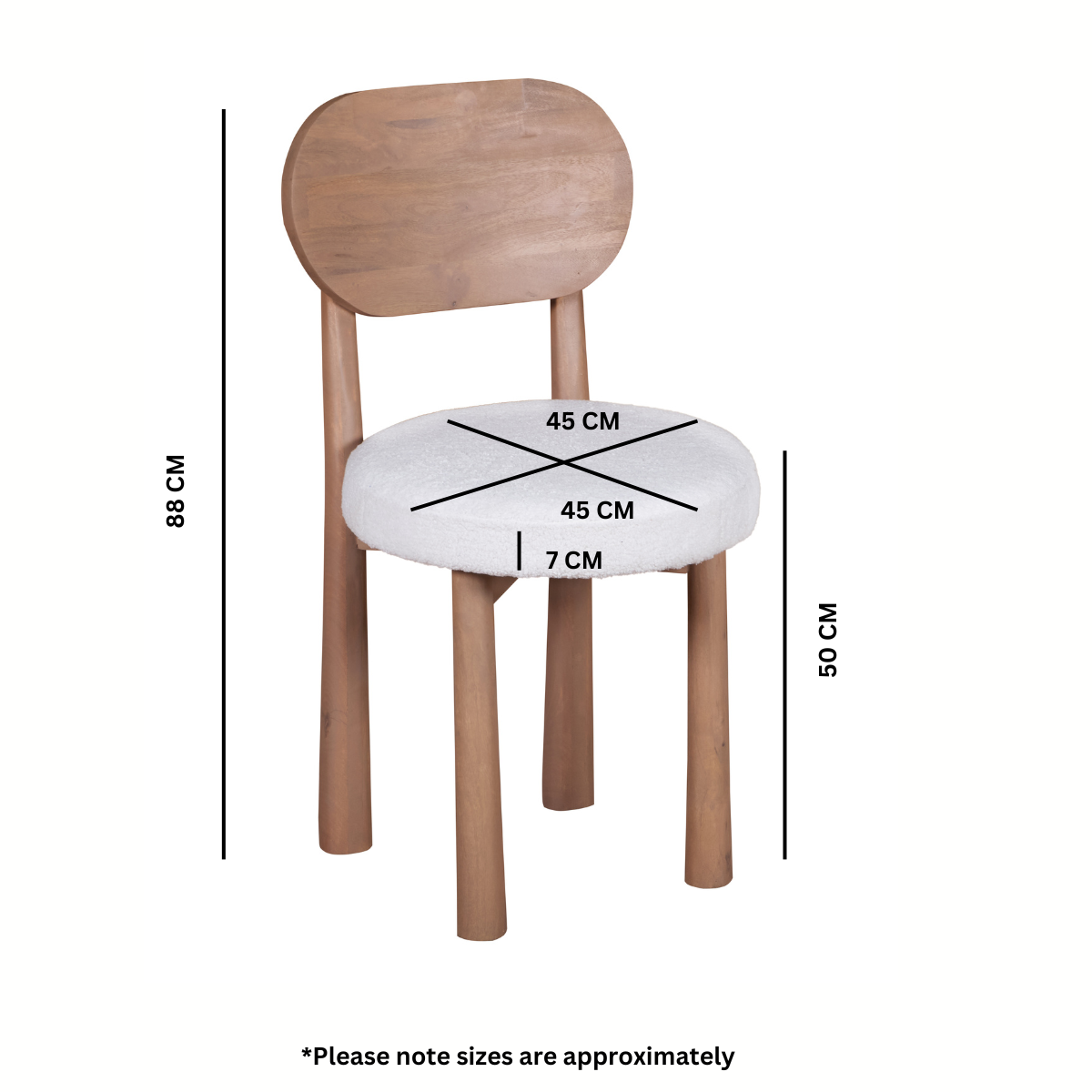 Indus Solid Wood Dining Chair (Set Of 2) - Image 4