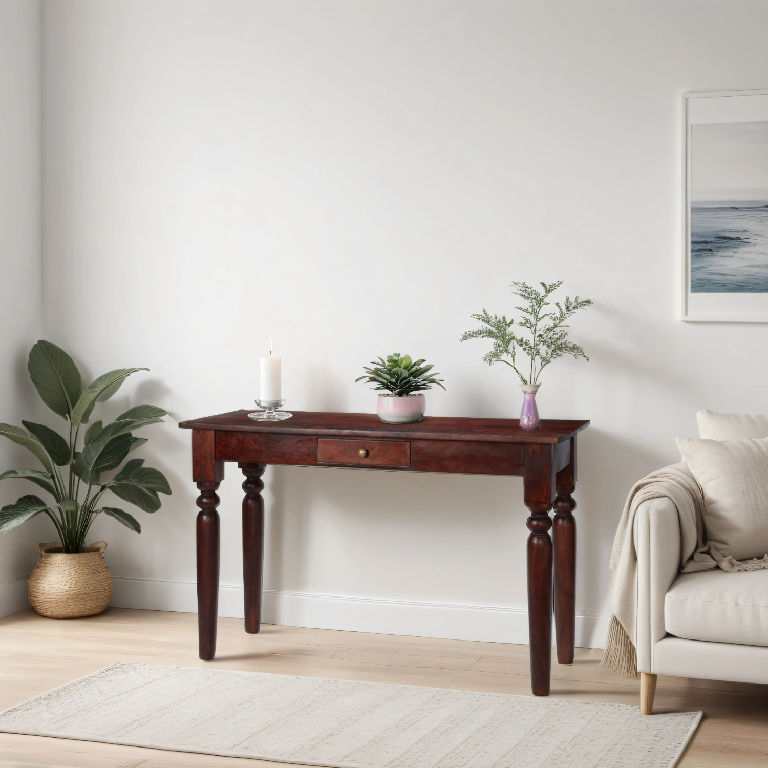 Jaipur Dark Mango Console Table - Image 5