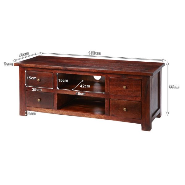 Jaipur Dark Mango Tv Cabinet - Image 3