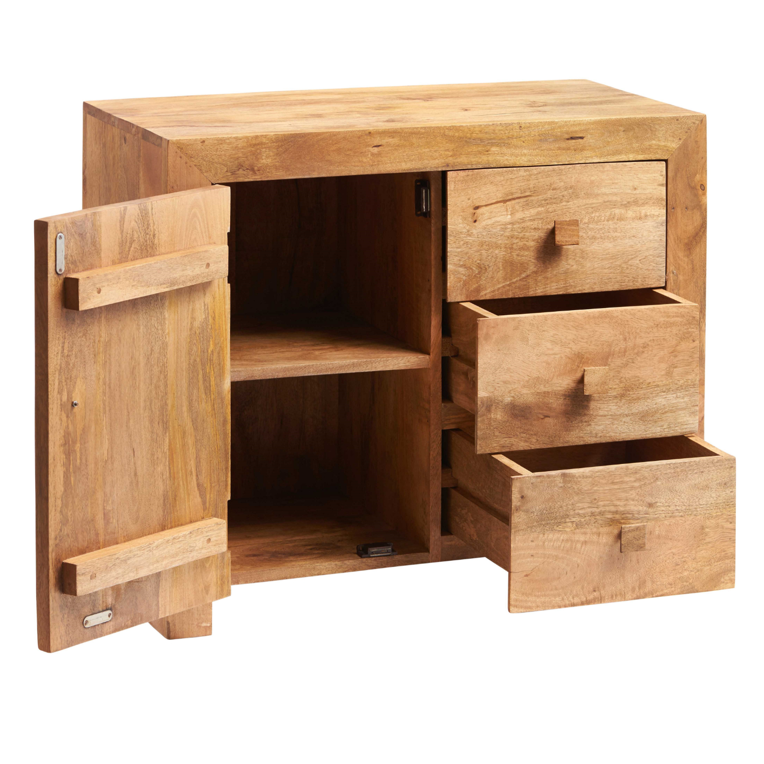 Toko Light Mango 3 Drawer Sideboard - Image 3