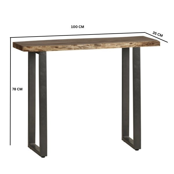 Baltic Live Edge Console Table - Image 4