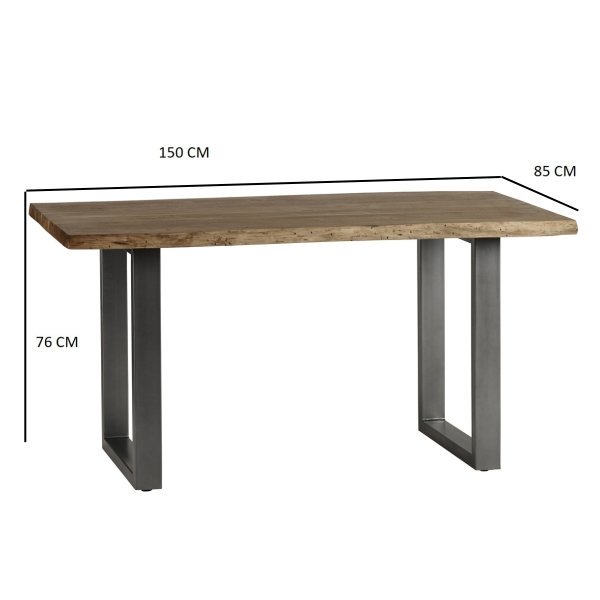 Baltic Live Edge Dining Table 1.5 M - Image 5