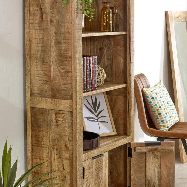 Surrey Solid Wood Bookcase With Doors - Image 3