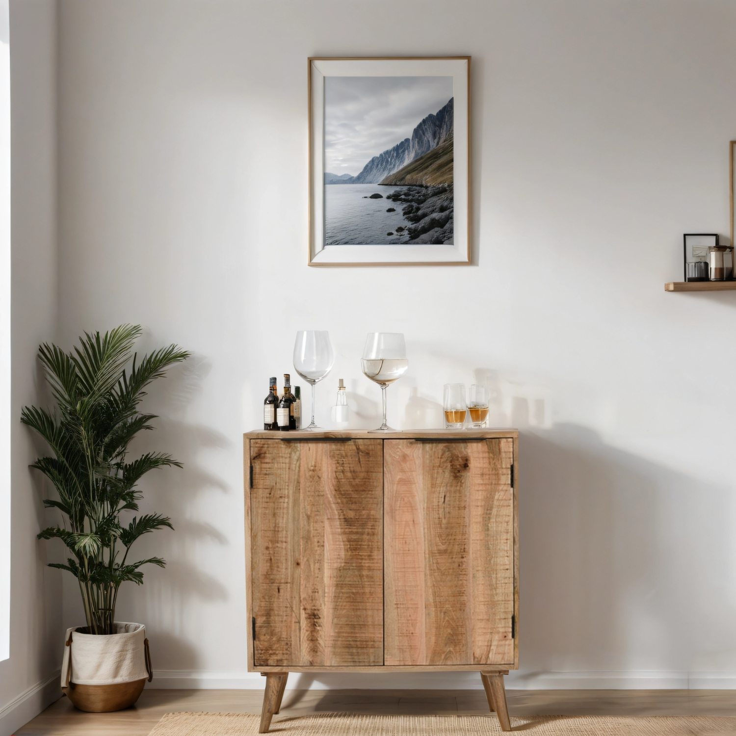 Surrey Solid Wood Drinks Cabinet / Sideboard - Image 7