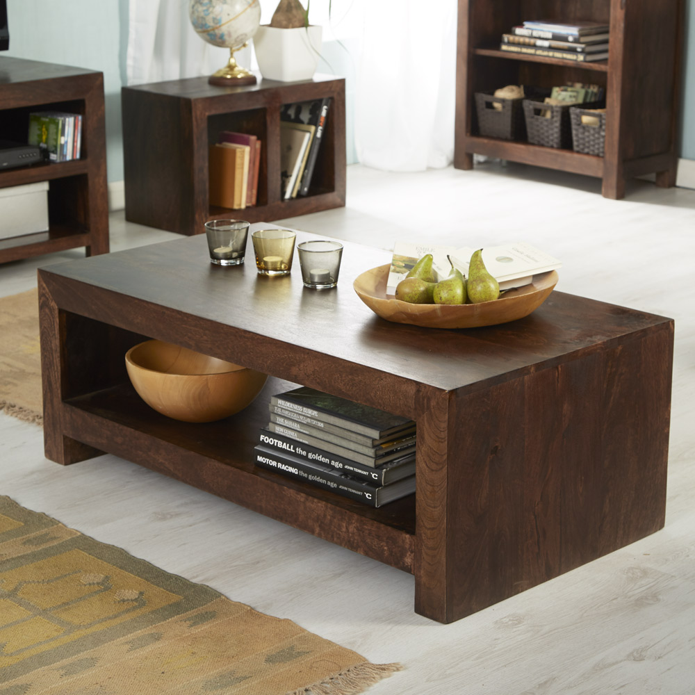 Toko Dark Mango Large Coffee Table - Image 4