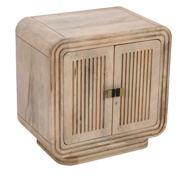 Hudson Carved Mango Wood Mini Sideboard - Image 2