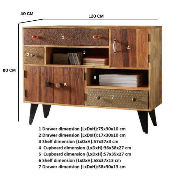 Sorio Large Sideboard 1 - Image 5