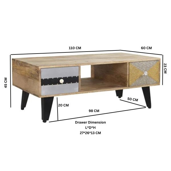 Sorio 4 Drawer Coffee Table - Image 3