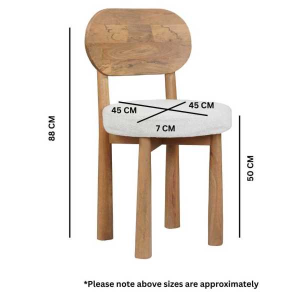Austin Solid Wood Dining Chair ( Set of 2) - Image 6