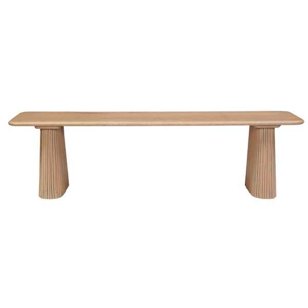 Austin Solid Wood Dining Bench - Image 2