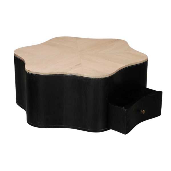 Boho Wooden Star Low Coffee Table - Image 4