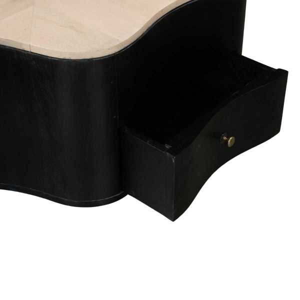 Boho Wooden Star Low Coffee Table - Image 3
