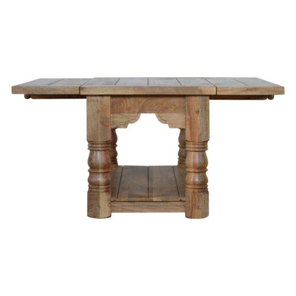 Solid Granary Royale Finished Mango Wood Trilogy Coffee Table - Image 5