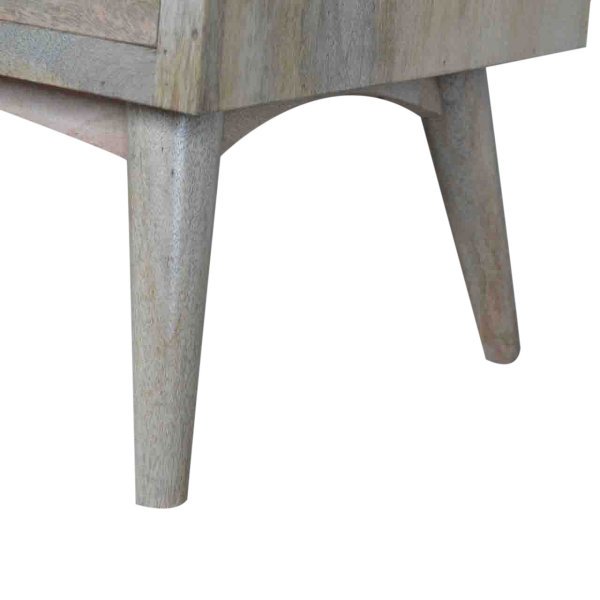 Solid Mango Wood Oak Finished 2 Drawer Coffee Table - Image 6