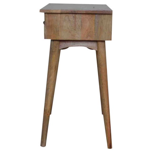 Solid Mango Wood Hallway 2 Drawer Console Table - Image 8