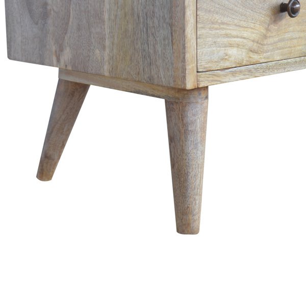 Solid Mango Wood Nordic Entertainment Unit - Image 6