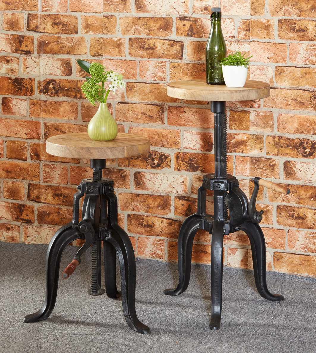Cosmo Industrial Small Crank Table - Image 2