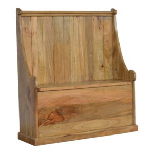 Solid Mango Wood Granary Royale Monk Bench