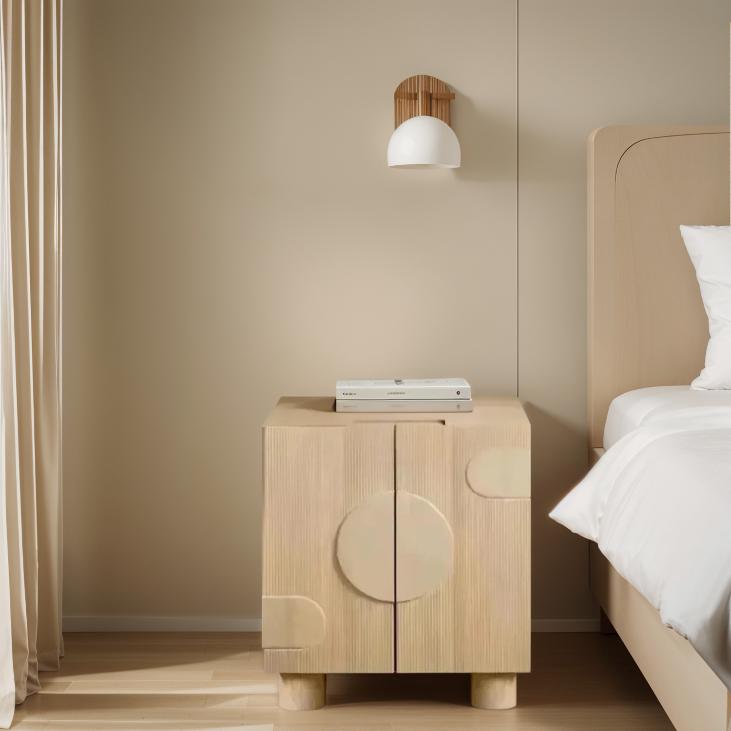 Austin Solid Wooden Small Sideboard - Image 5