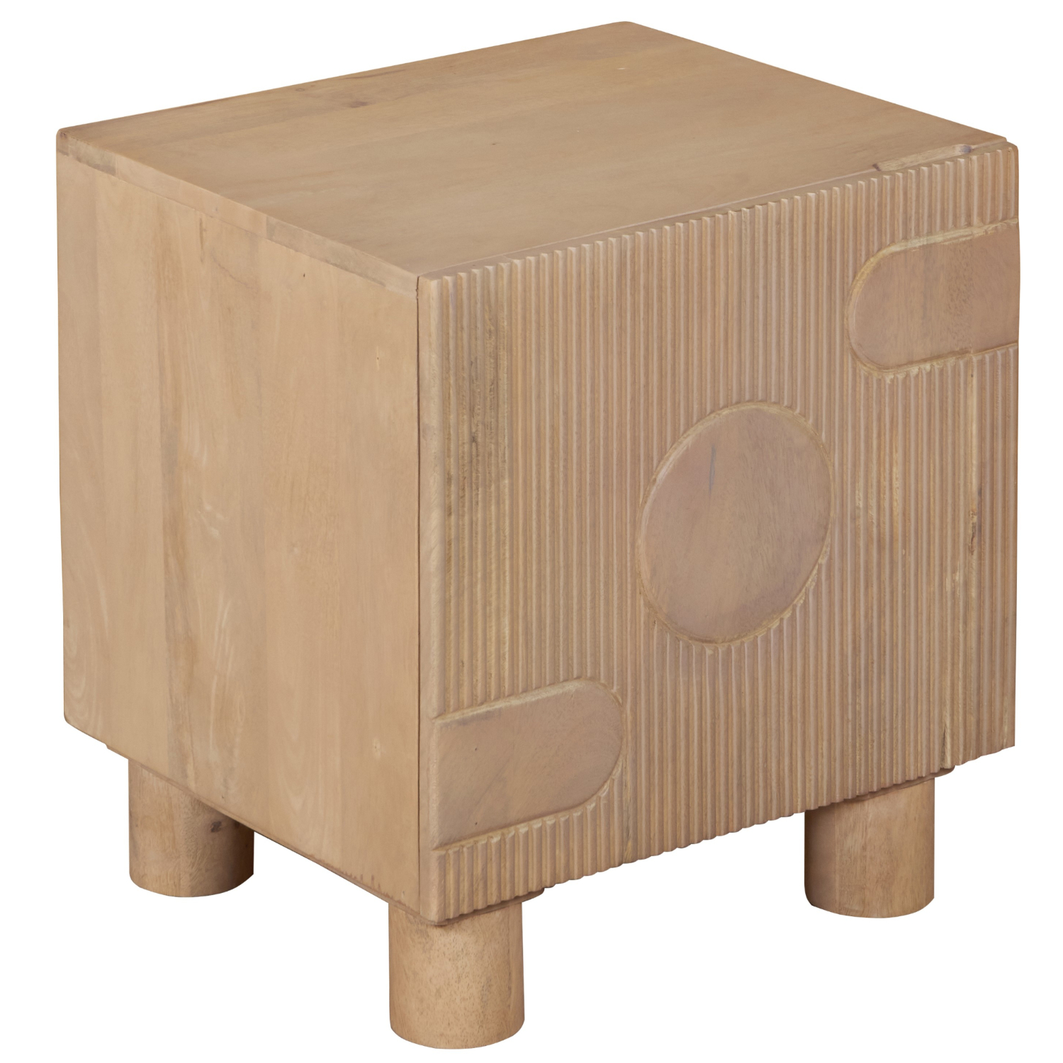 Austin Solid Wood Bedside Table - Image 2