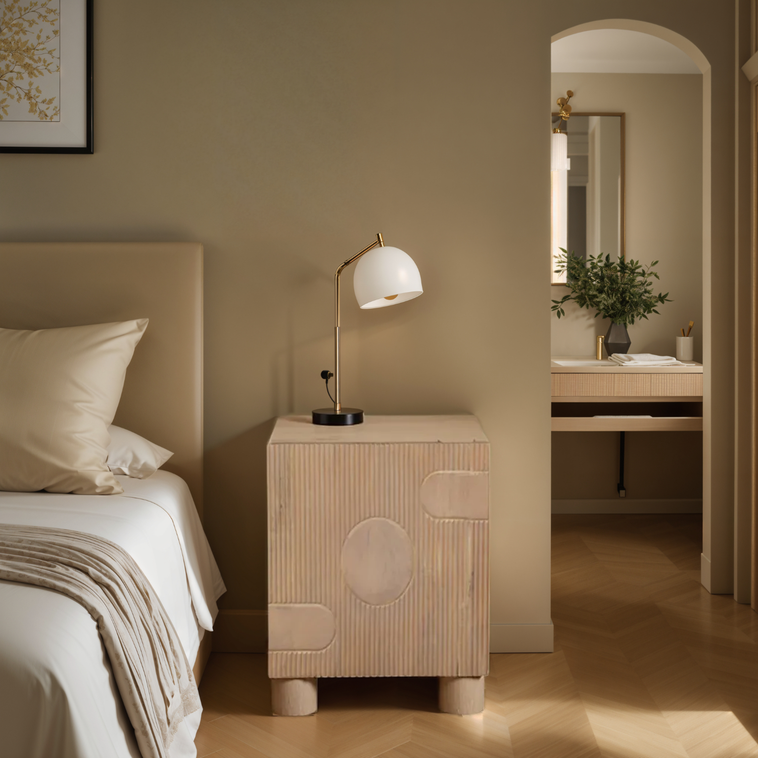 Austin Solid Wood Bedside Table - Image 5