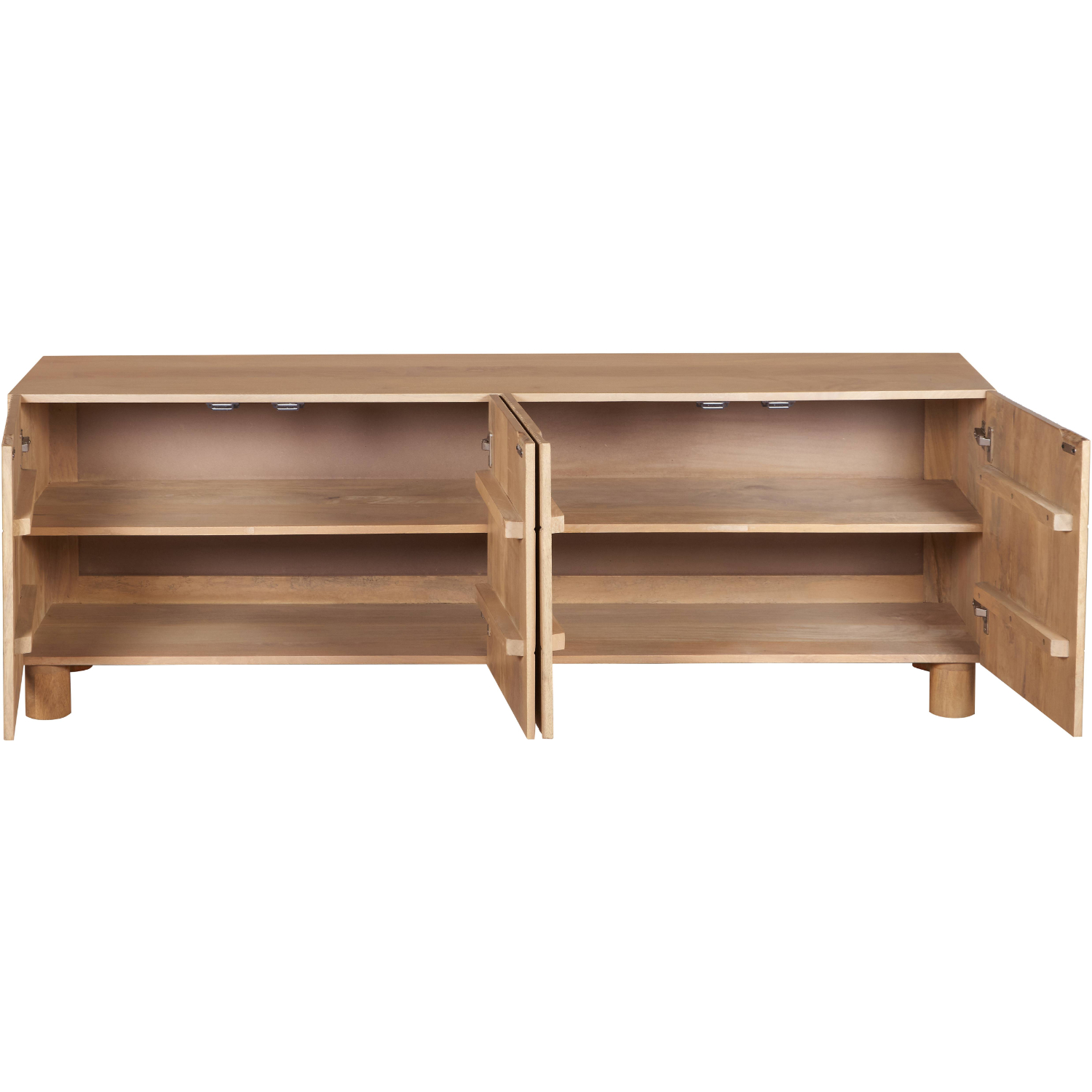 Austin Solid Wood Large Low Board Tv Cabinet - Image 4