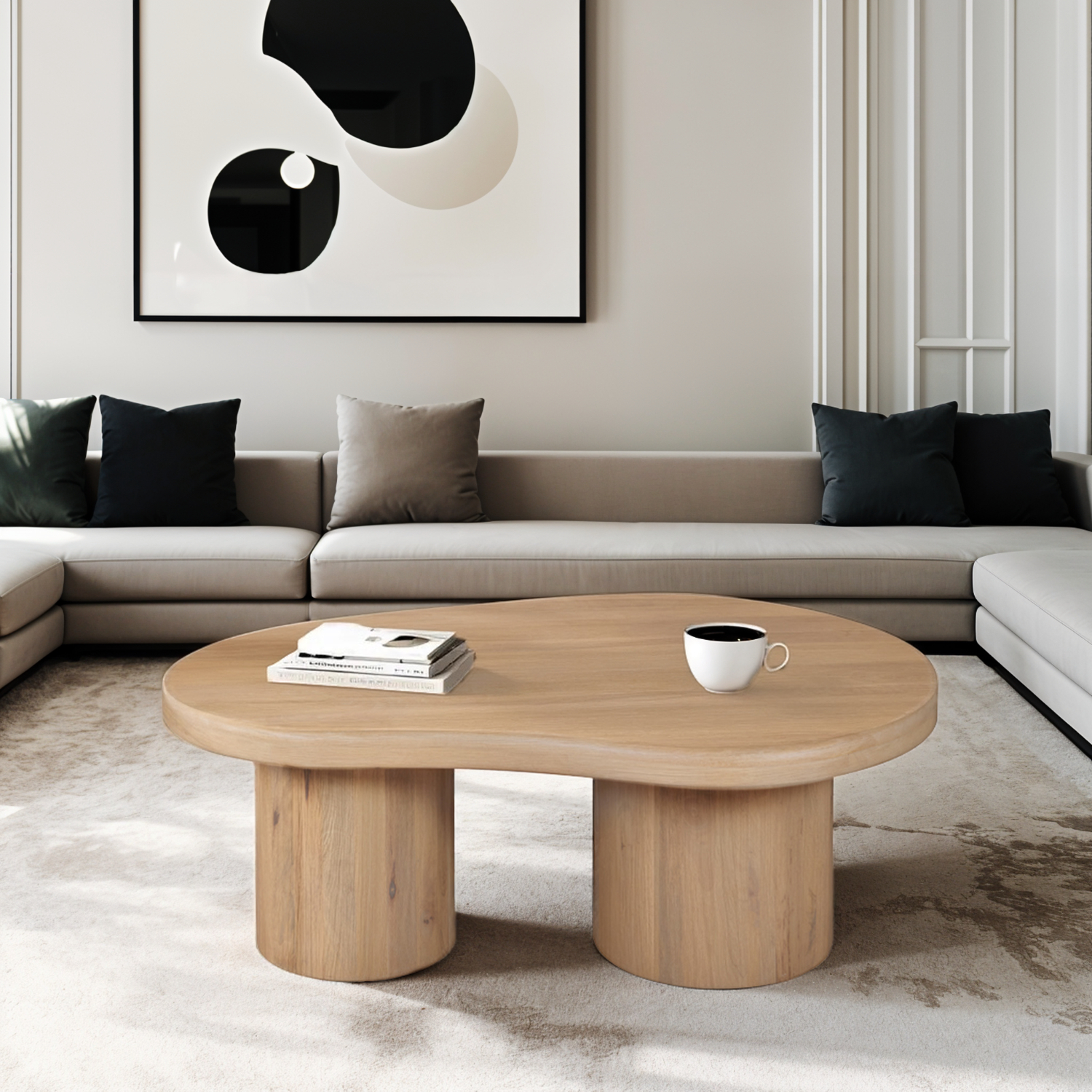 Austin Solid Wood Coffee Table - Image 5