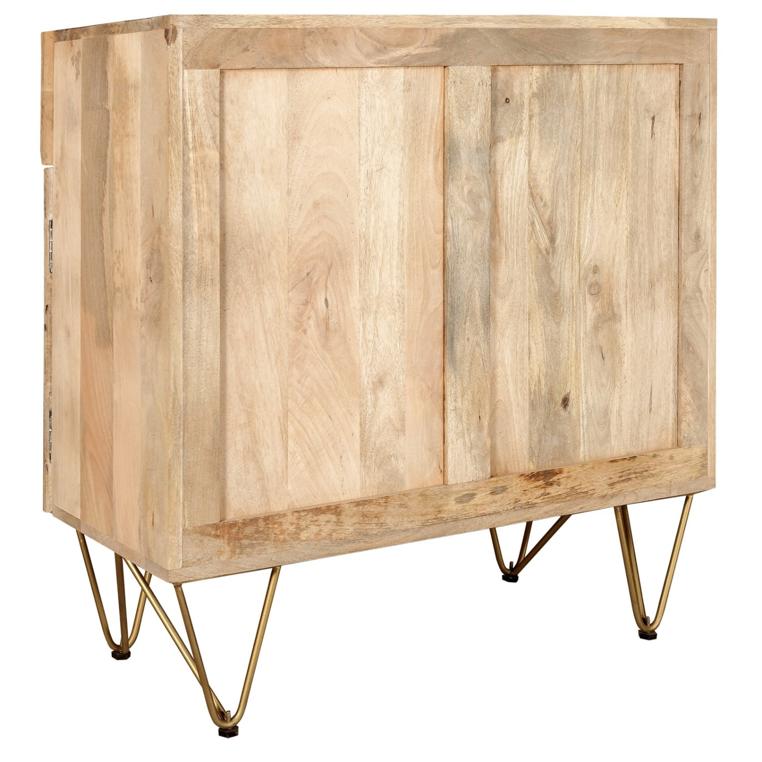 Light Gold 2 Door Medium Sideboard - Image 4