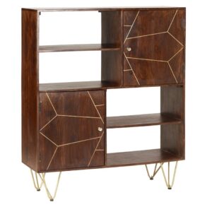 Dark Gold Display Cabinet