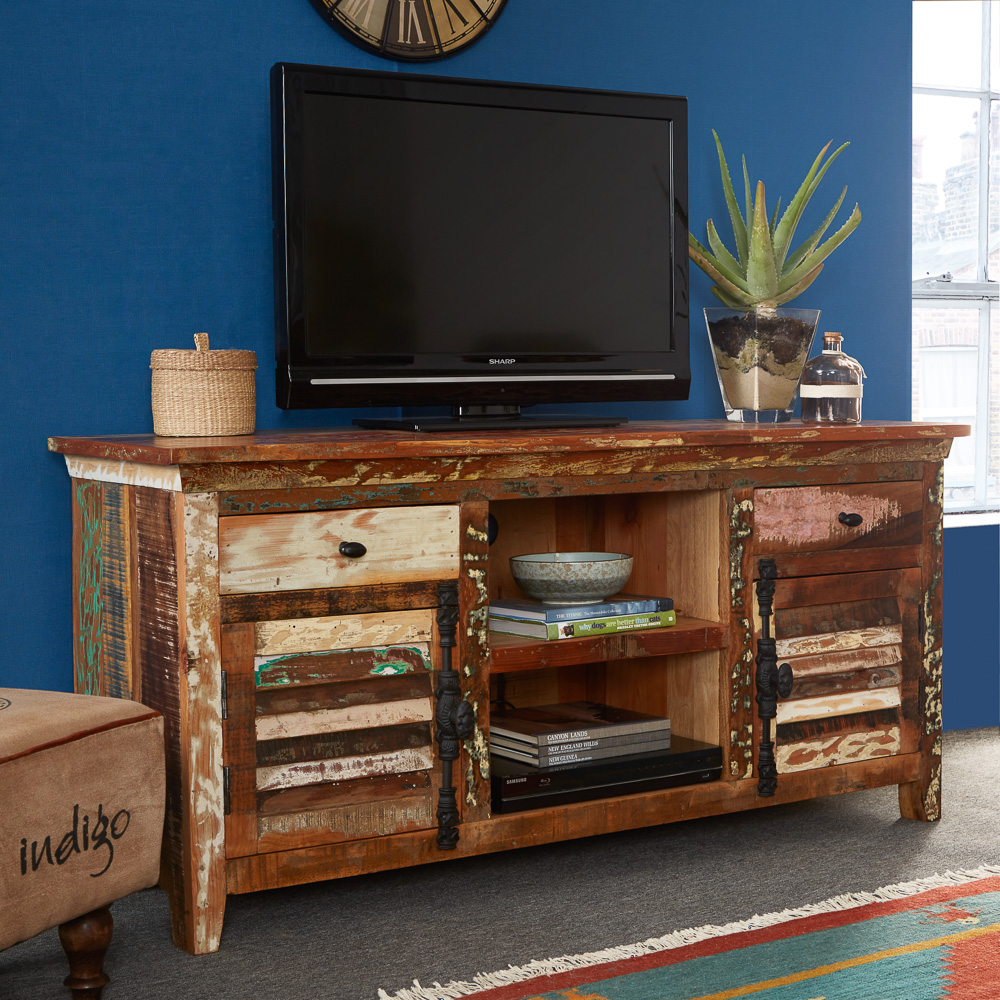 Coastal Large TV Media Credenza - Image 5
