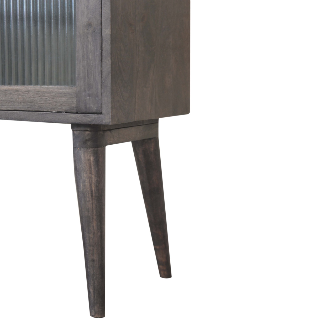 Solid Mango Wood California Walnut 2 Drawer 2 Door Havana Mini Cabinet - Image 7