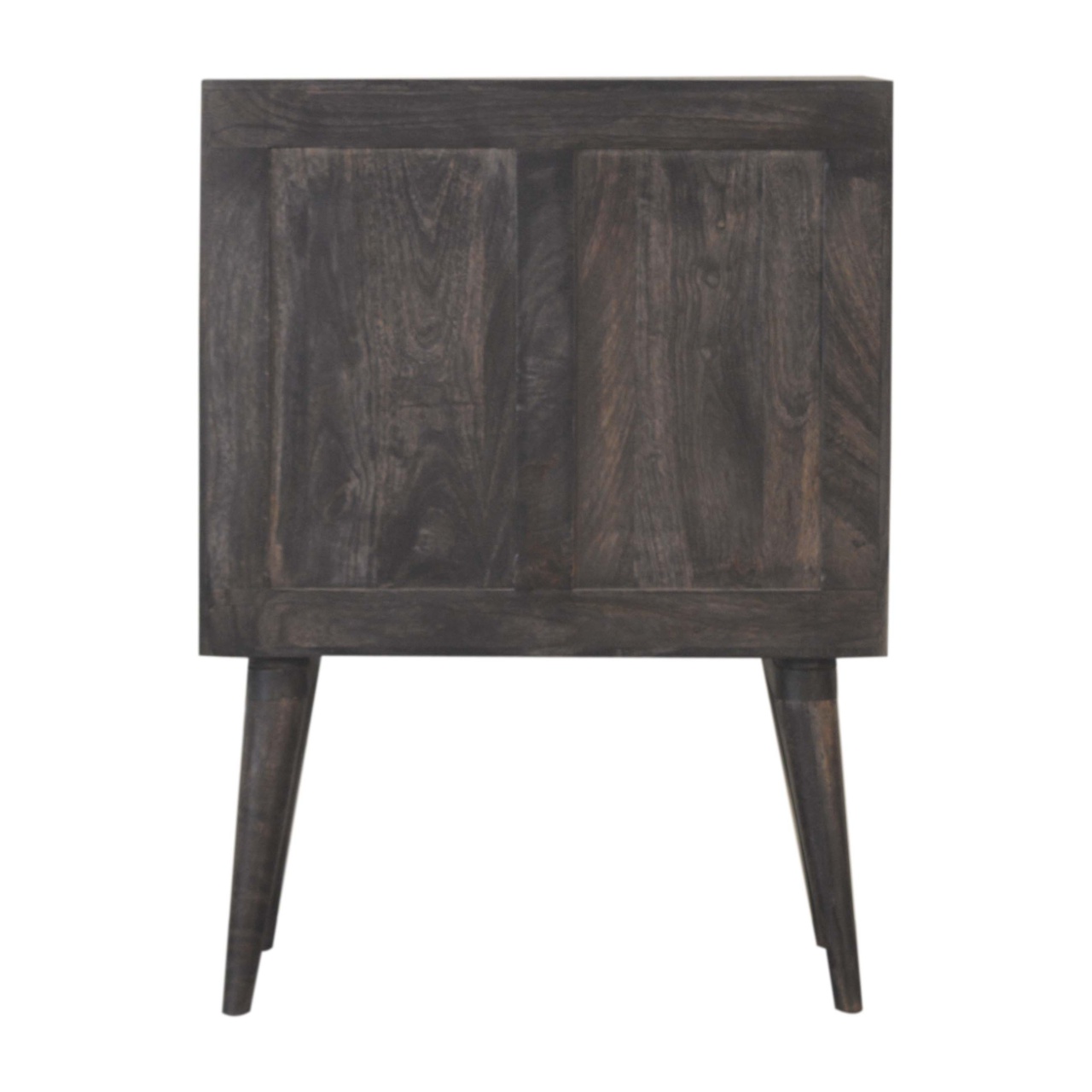 Solid Mango Wood California Walnut 2 Drawer 2 Door Havana Mini Cabinet - Image 9
