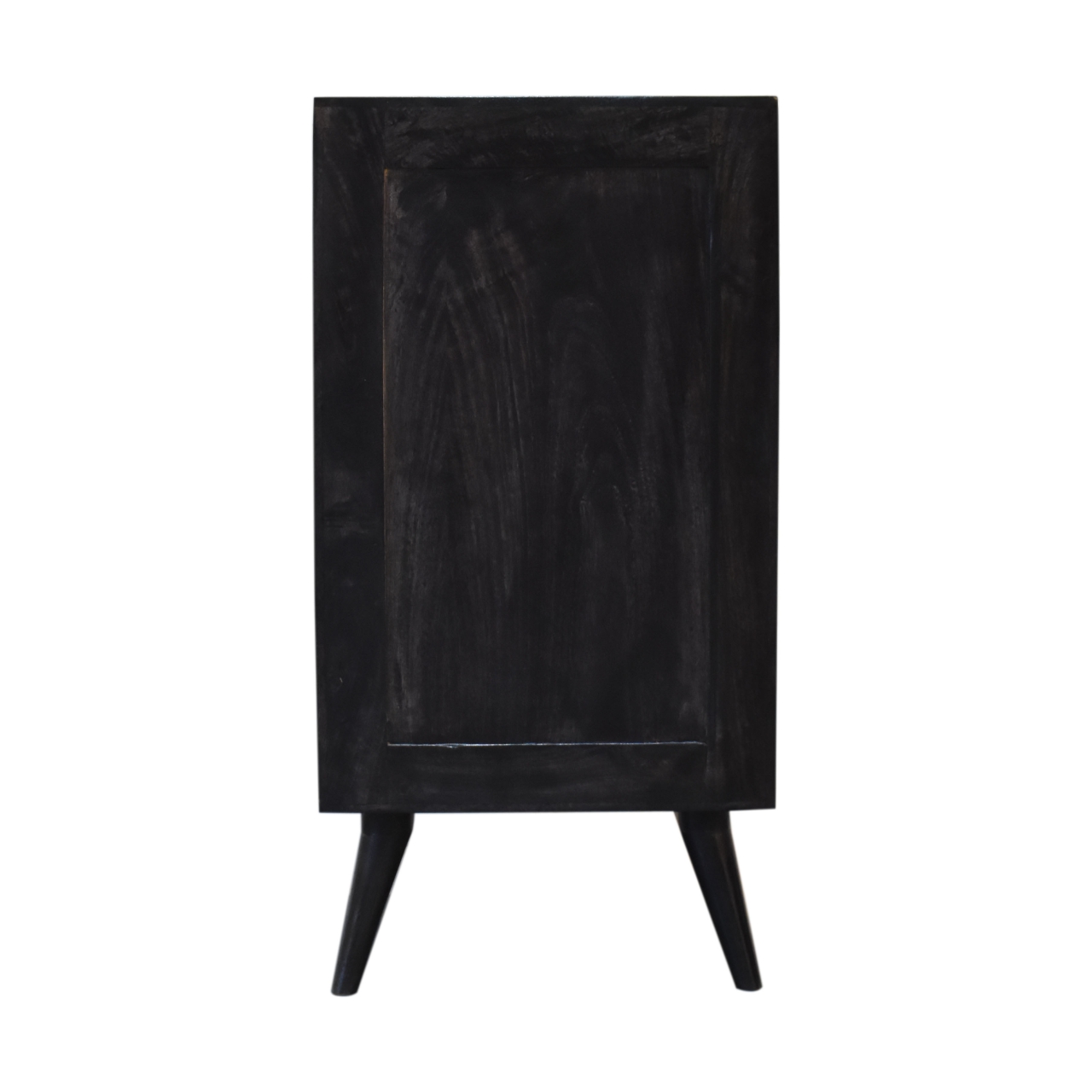 Solid Mango Wood Ash-Black Finished 4 Drawer Filing Cabinet - Image 9