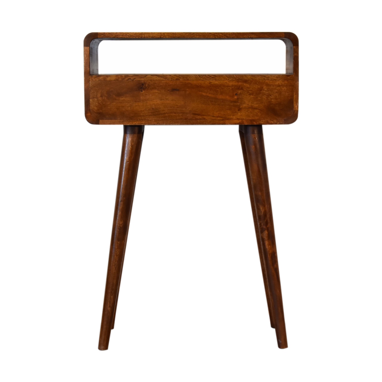 Solid Mango Wood Mini Chestnut Console Table - Image 10