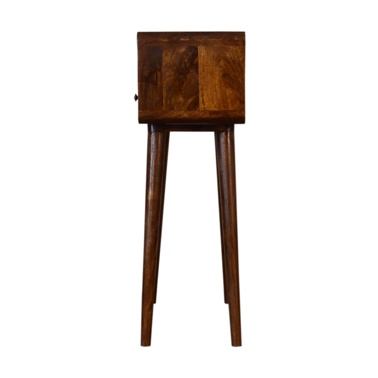 Solid Mango Wood Mini Chestnut Console Table - Image 9