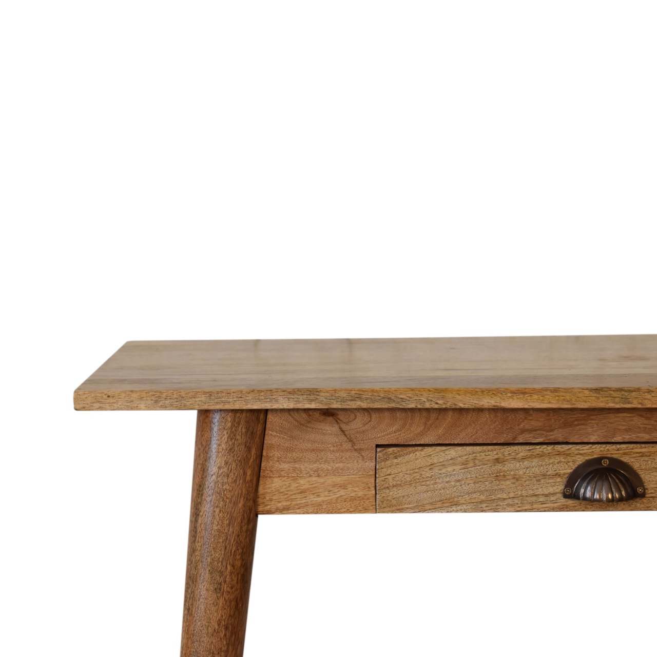 Solid Mango Wood Mini Nordic Style Writing Desk - Image 5