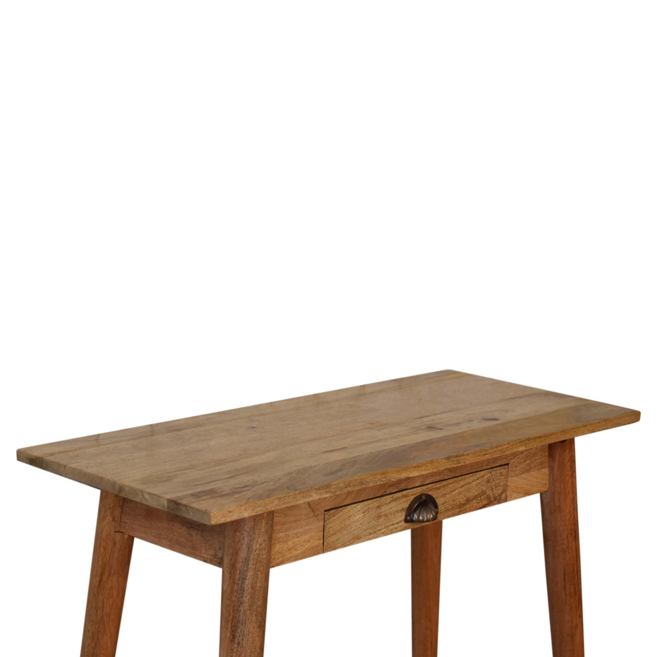 Solid Mango Wood Mini Nordic Style Writing Desk - Image 6