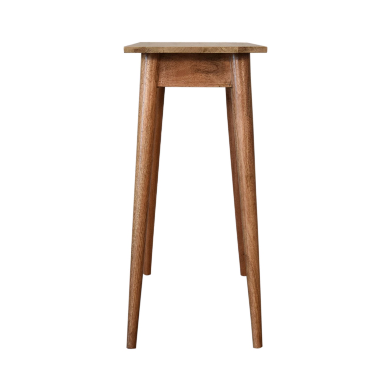 Solid Mango Wood Mini Nordic Style Writing Desk - Image 8