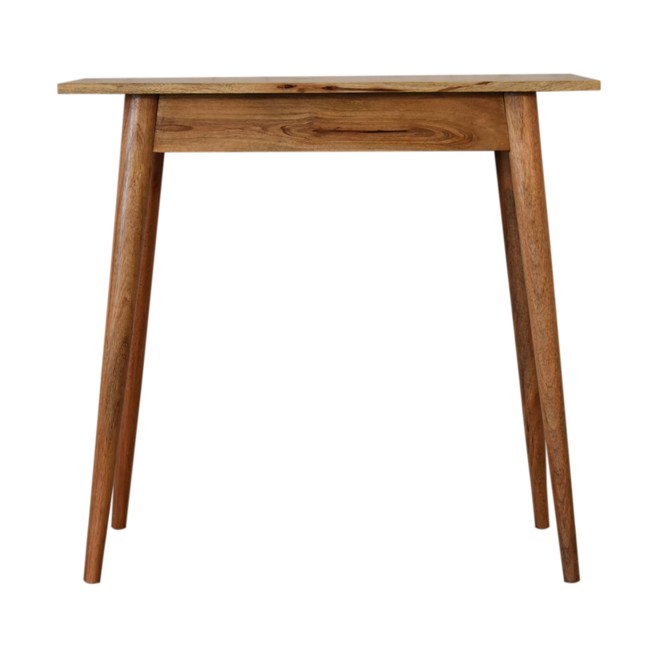 Solid Mango Wood Mini Nordic Style Writing Desk - Image 9