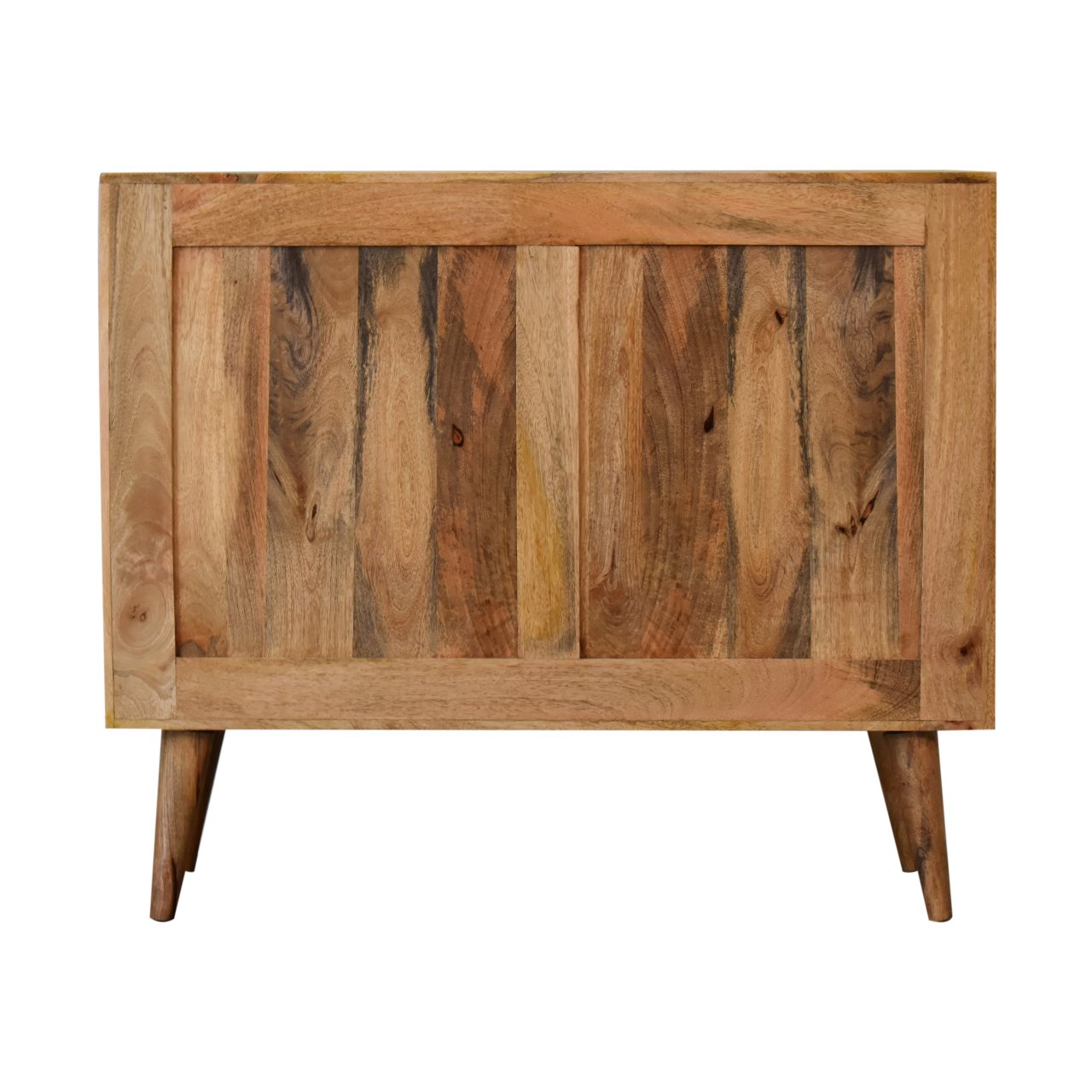 Solid Mango Wood Oak Finished with Rattan Larissa Cabinet - Image 10