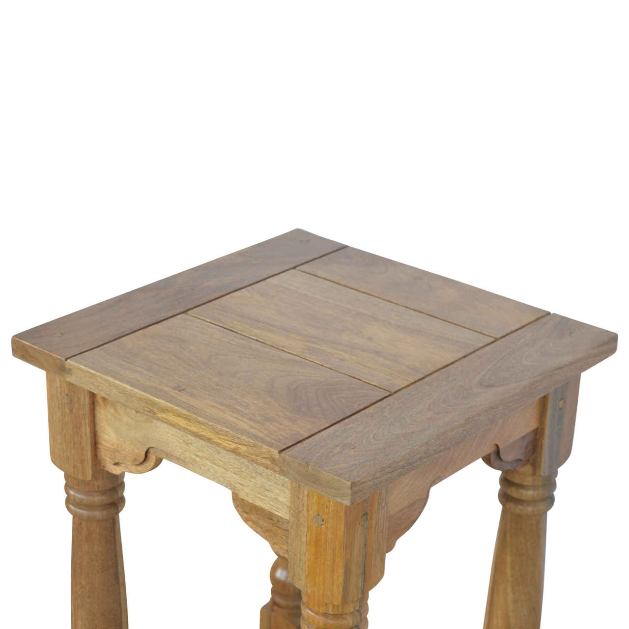 Solid Mango Wood Mango Wood Country Style Petite Table - Image 5